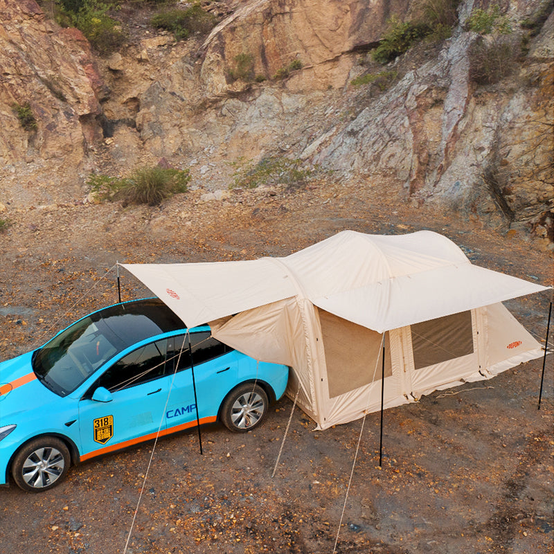 MKCAMP™ Electric Car Camping Double-room Oxford Cloth Tent