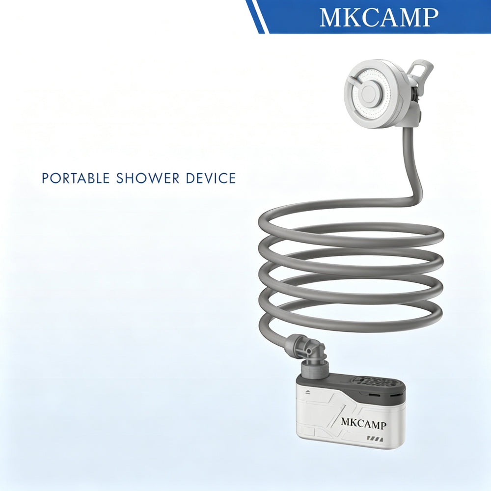 MKCAMP Portable Camping Shower Electric Outdoor Bathing