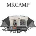MKCAMP Combination Camping Trailer with Tent Awning