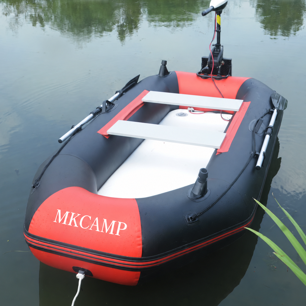 MKCAMP Inflatable Boat Hovercraft for Fishing Rescue