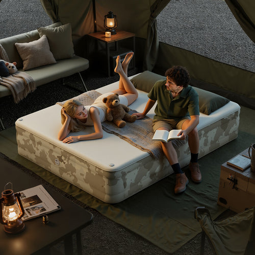 TPU Cloud Bed Brushed Inflatable Mattress