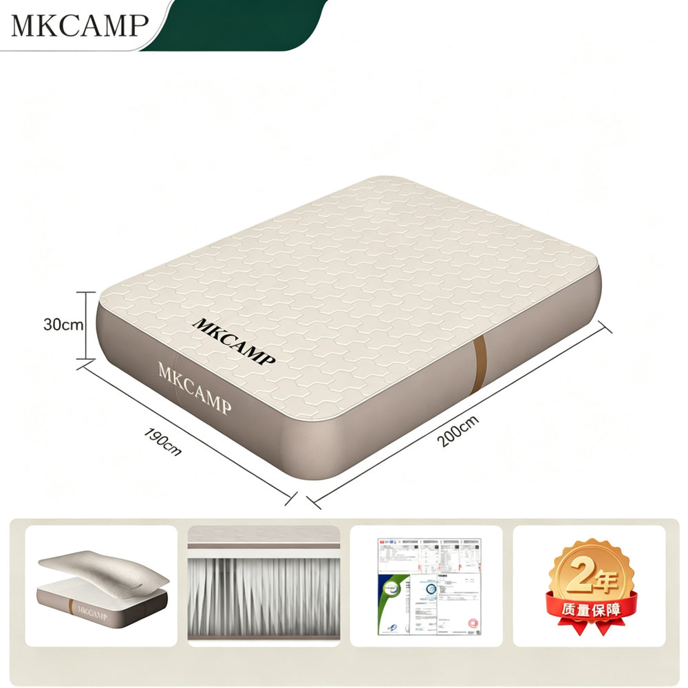 MKCAMP Camping Mattress Self-Inflating Foam Air Bed