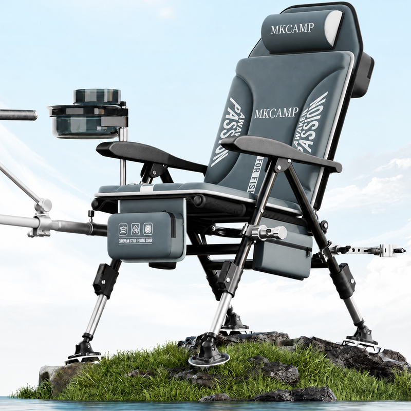 MKCAMP Fishing Chair Folding Multi-Function Outdoor Seat