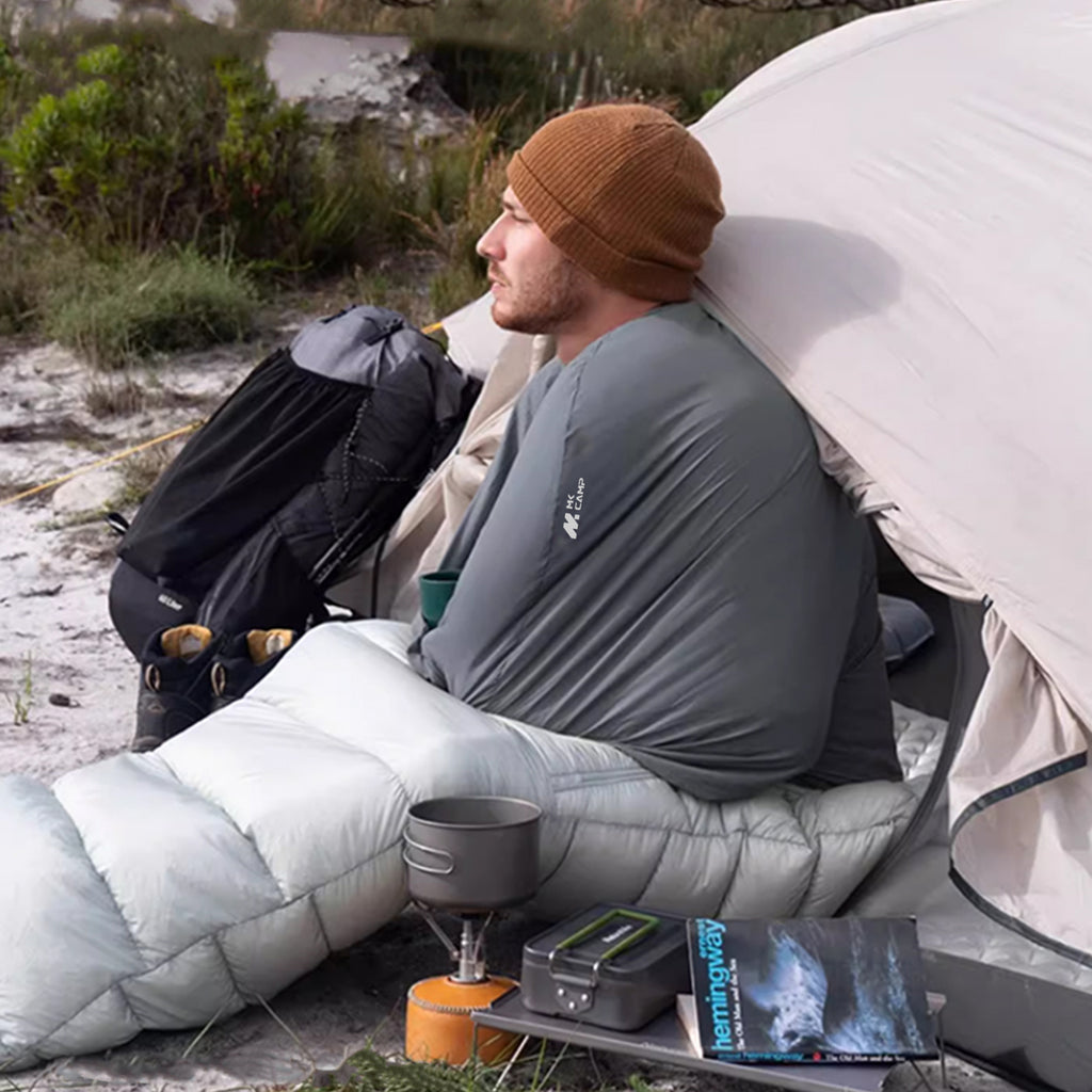 MKCAMP Outdoor Camping Sleeping Bag and Pillow