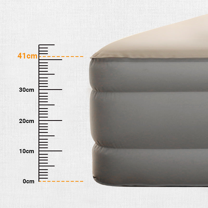 MKCAMP Comfortable Inflatable Double Layer Air Mattress Cloud Bed